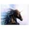 Designart - Black Unicorn - Animal Canvas Art Print